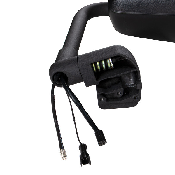 Black Mirror Assembly With LED Turn Signal For 2012 - 2017 Volvo VNL - Driver