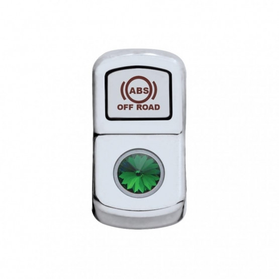 "ABS Off Road" Rocker Switch Cover With Green Diamond