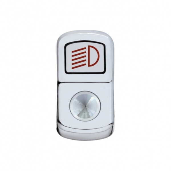 "Headlight" Rocker Switch Cover - Indented (Bulk)