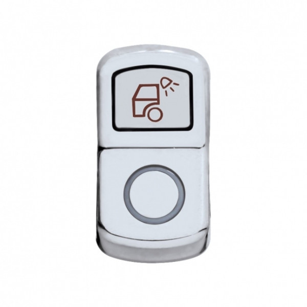"Load Light" Chrome Rocker Switch Cover - Plain