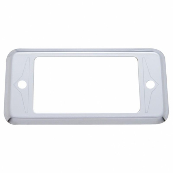 Etched Stainless "A" Panel Pocket Cover for Peterbilt