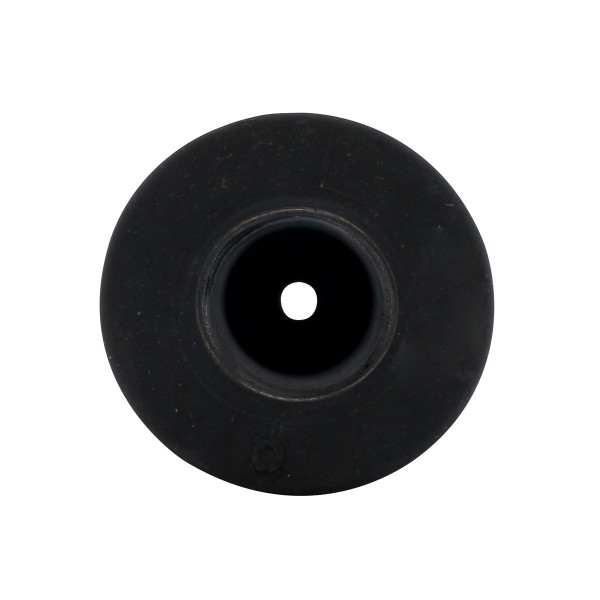 Black Motorcycle Rubber Grip Set - 1" or 1-1/8" (25/28mm) (Pair)