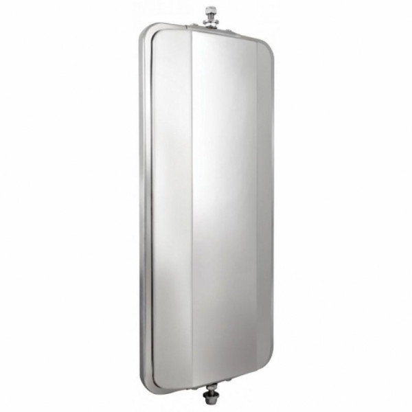 7" X 16" Stainless West Coast Mirror - Heated