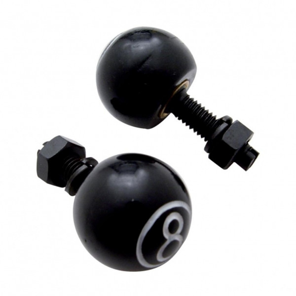"8" Ball License Plate Fastener (2 Pack)