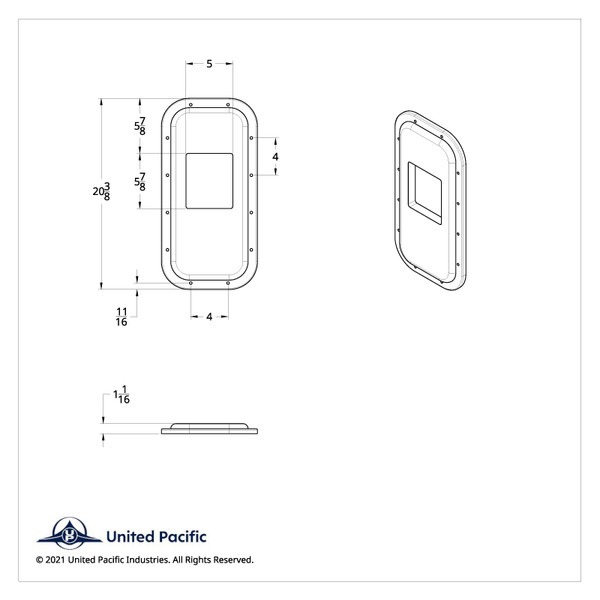 2005+ Peterbilt Wood Shift Plate (Bulk)