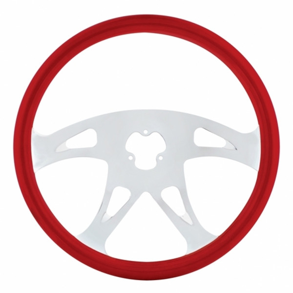 18" "Boss" Steering Wheel - Red