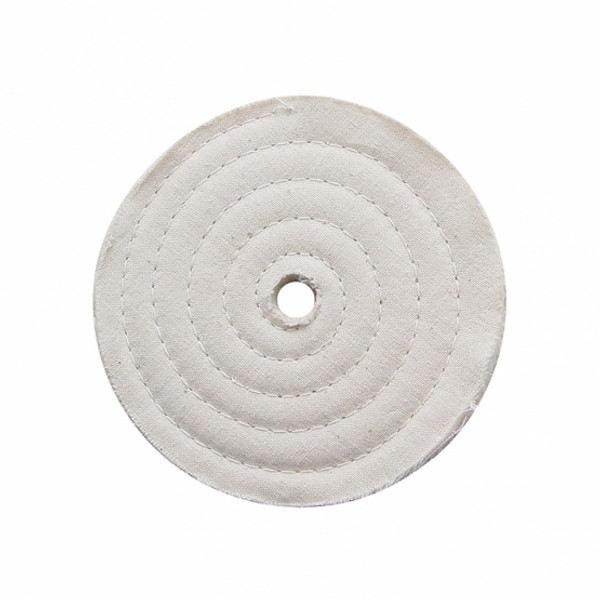 4" Assorted Muslin Buff - 1/2" Arbor