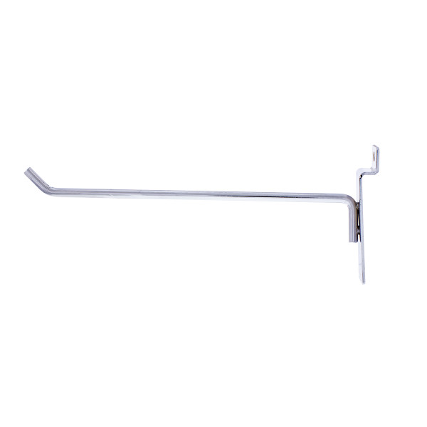 Chrome 8" Slatwall Hook
