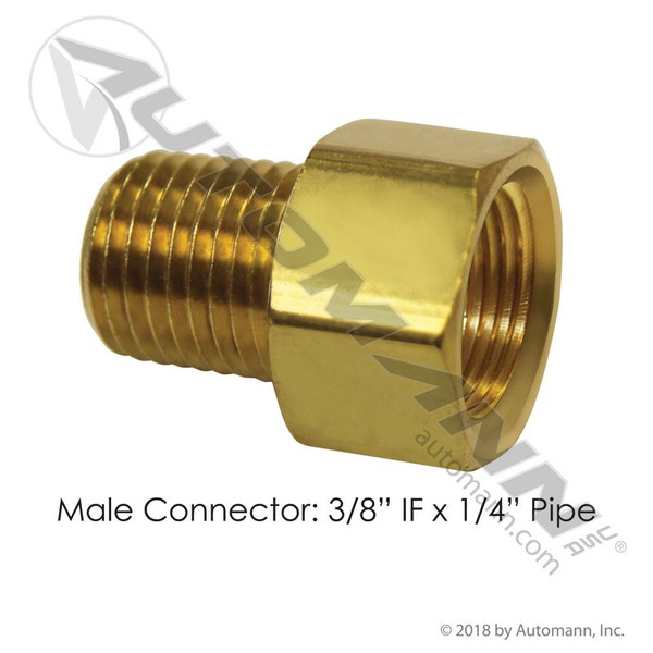Male Connector 3/8in IF x 1/4in Pipe