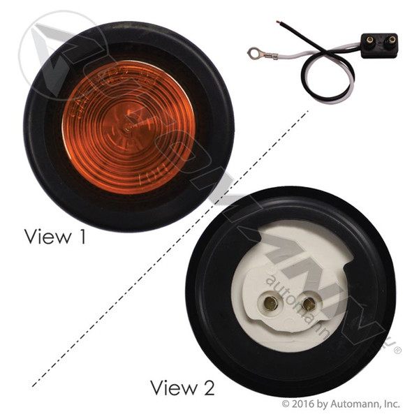 Marker Light Kit 2in Amber