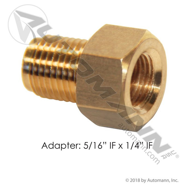 Adapter 1/4in IF x 5/16in IF