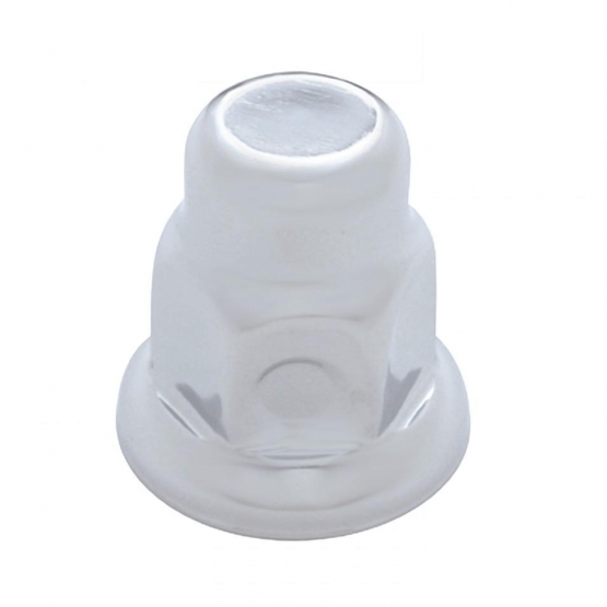 32mm x 2" Chrome Steel Tall Nut Covers With Flange (10 Pack) 32mm x 2" Chrome Steel Tall Nut Covers With Flange (10 Pack)