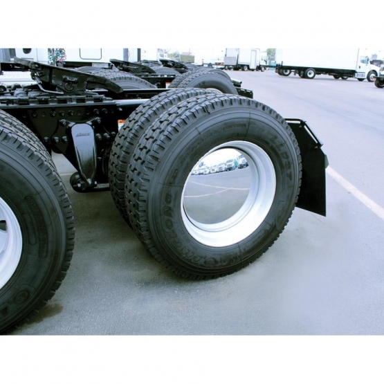 Chrome Plastic Moon Rear Axle Cover