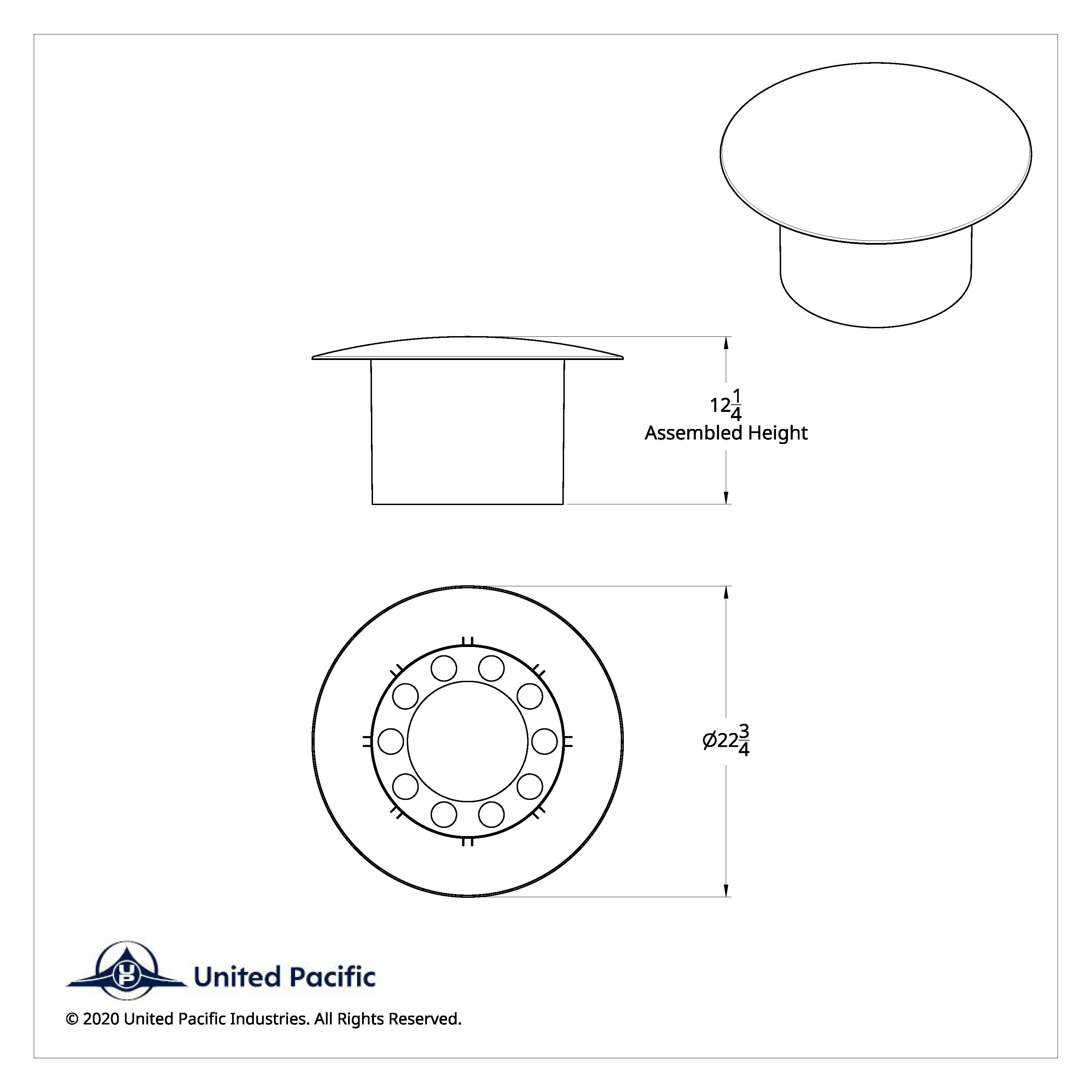 Aero Full-Moon Rear Axle Cover Kit - Matte Black