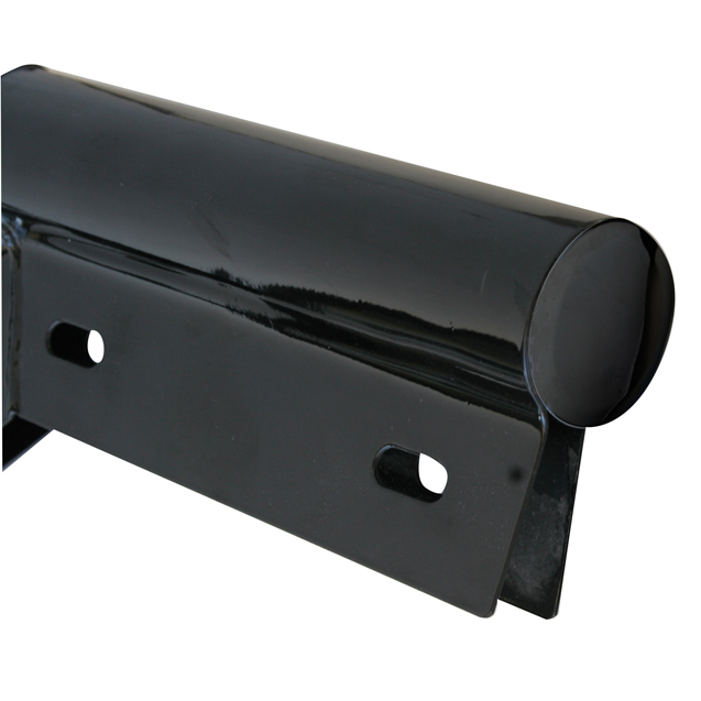 28" Black 45 Degree Angled "Competition Series" Mud Flap Hanger - 1-1/8" Bolt Pattern