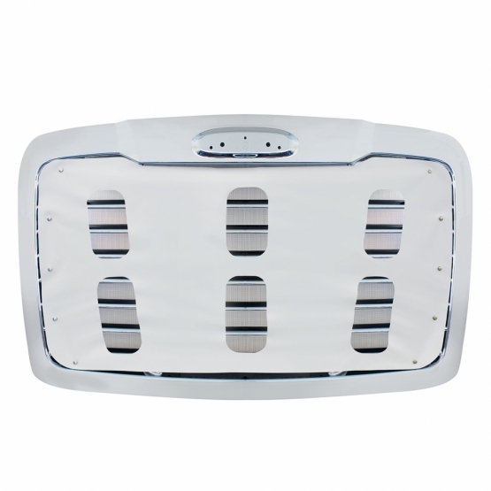 White Vinyl Front Winter Guard For 2008-2017 Freightliner Cascadia