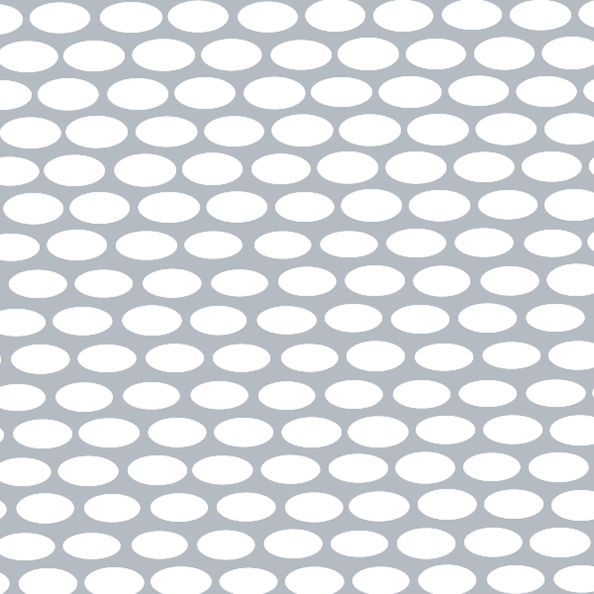 304 Stainless Grille Mesh For Peterbilt 379 With Extended Hood - Alternating Oval Holes