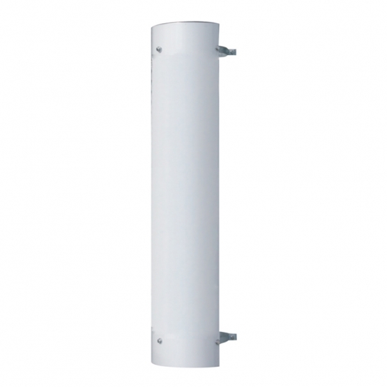 5" 180 Degree Stainless Exhaust Muffler Shield - Plain