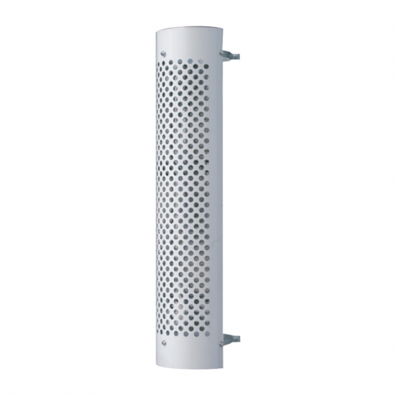 7" 180 Degree Stainless Exhaust Muffler Shield - Round