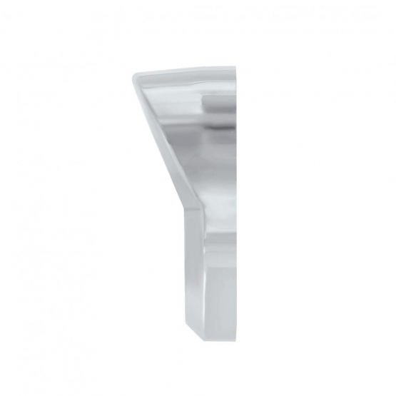 SS Rear Center Panel With Four 4" LED Lights, Three 2-1/2" LED Lights, SS Bezel & Visor