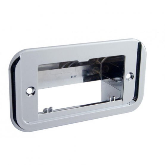 Chrome Plastic Ash Tray Housing For 2005 And Older Peterbilt