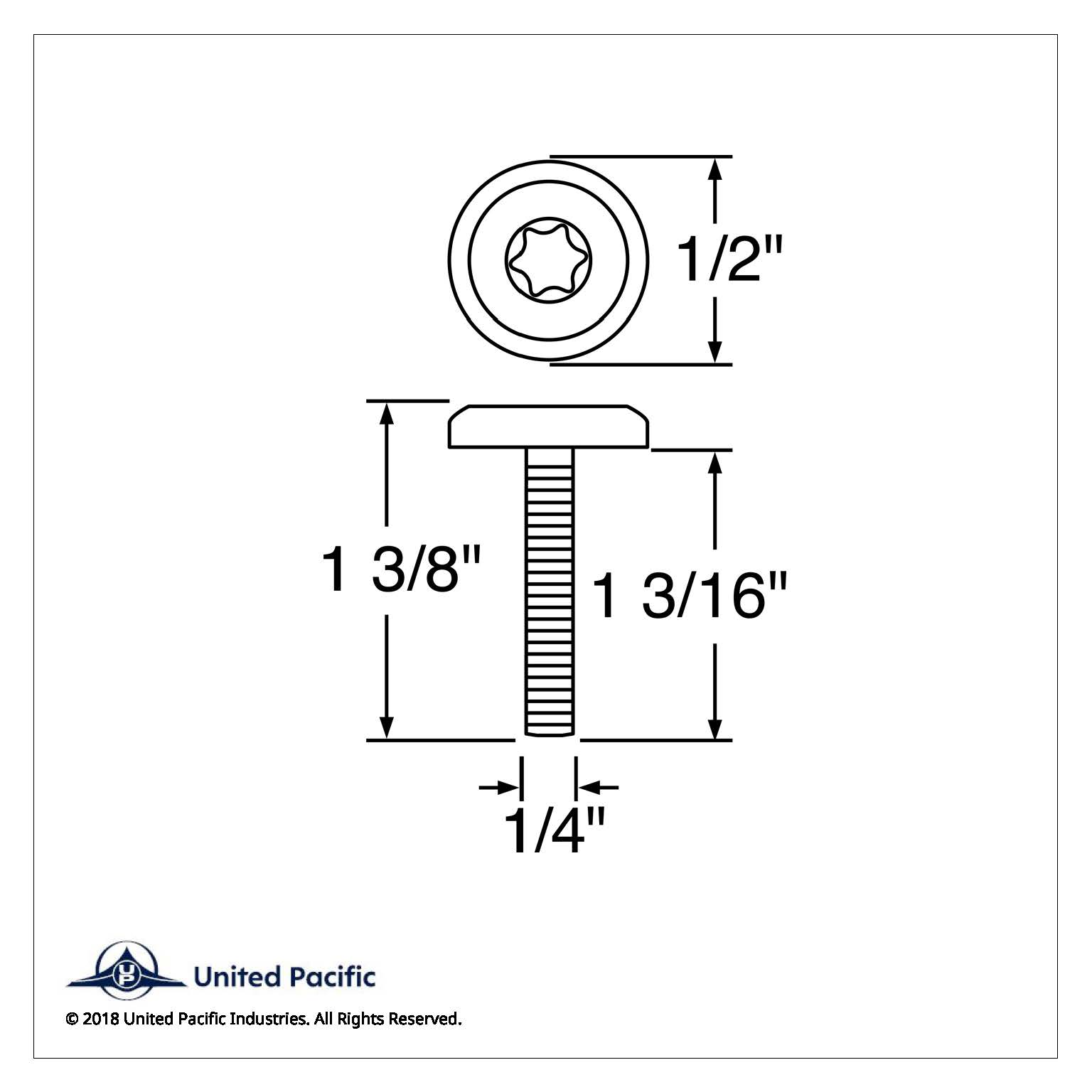 Kenworth Long Dash Screw - OEM Style (12 Pack)