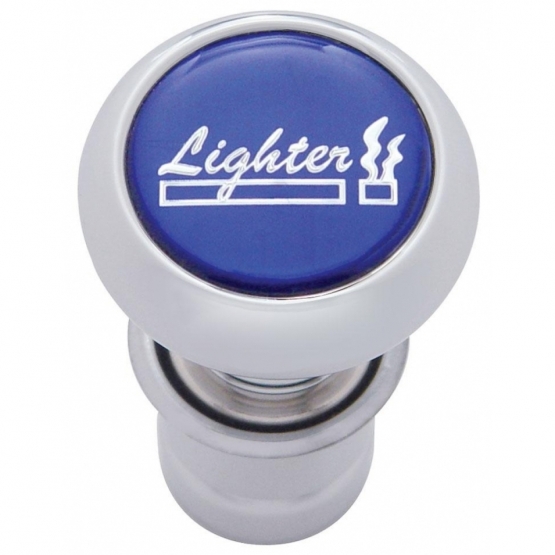 Deluxe Cigarette Lighter - Blue Glossy Sticker