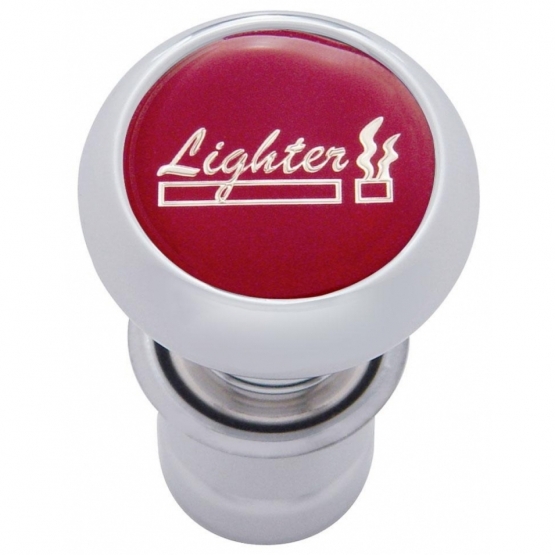 Deluxe Cigarette Lighter - Red Glossy Sticker