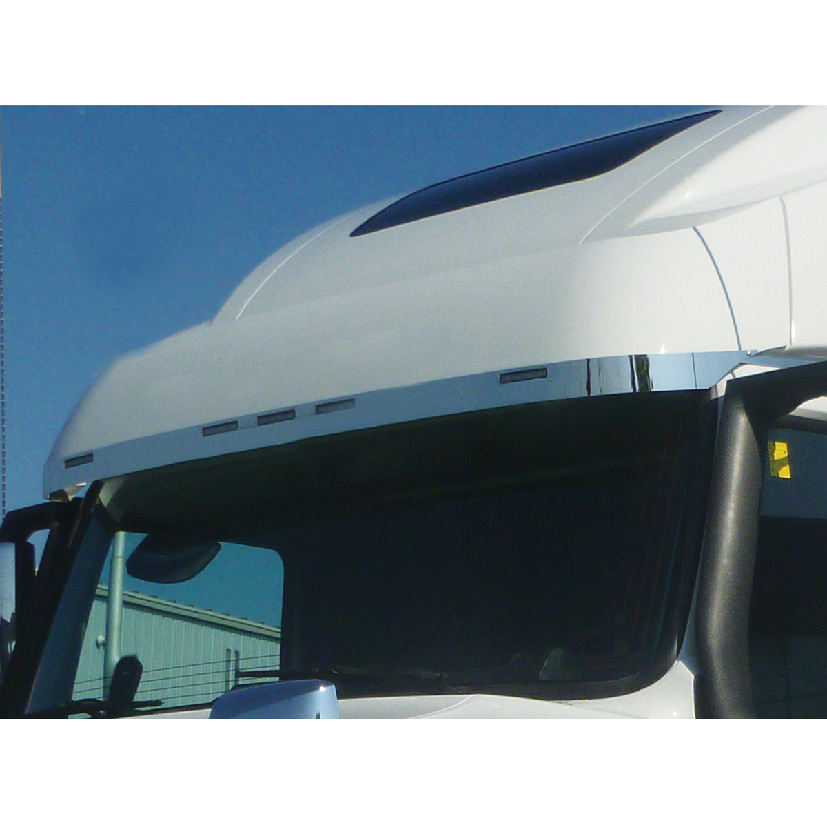 Stainless Sunvisor Extension Strip For Volvo 660/670/770/780/880