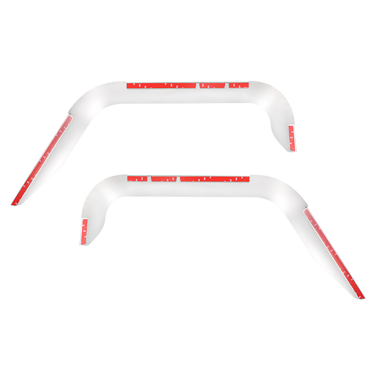 430 SS Door Window Shade/Wind Deflectors For 2008-2017 Freightliner Cascadia (Pair)