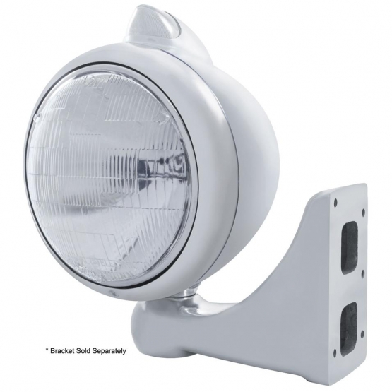Chrome Guide 682-C Headlight 6014 & Original Style LED Signal - Clear Lens