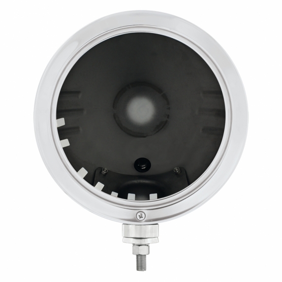 Stainless "Bullet" Embossed Stripe Headlight Housing