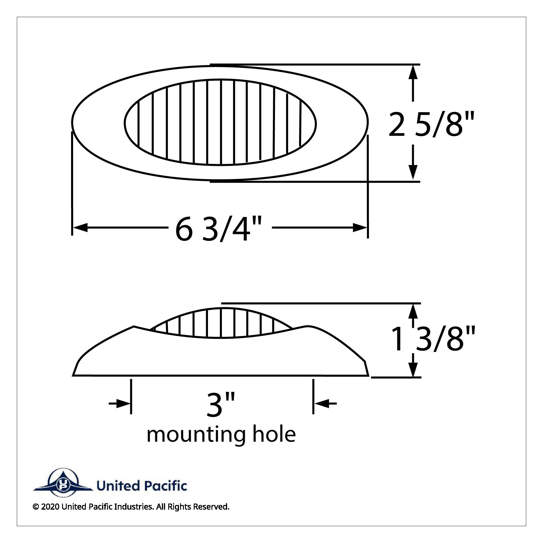 "Phantom I" Bezel & Lens Kit - Amber Lens (Bulk)