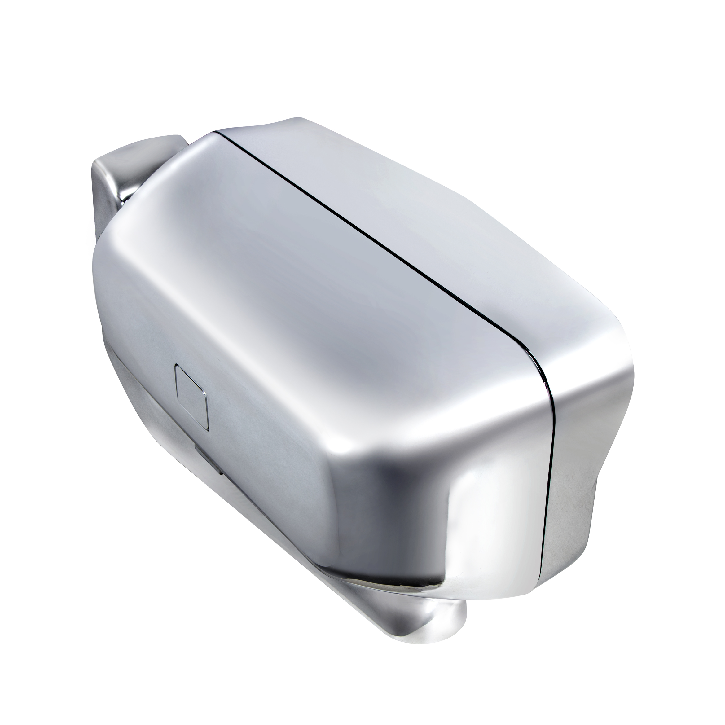 10 High Power LED "Chrome" Projection Headlight Assembly With Mounting Arm - Passenger Side