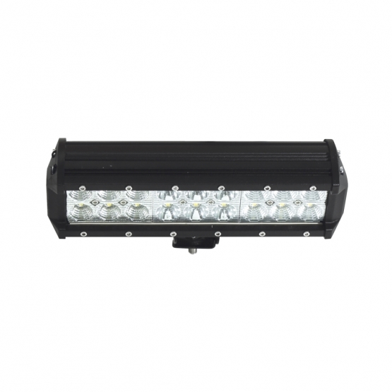 18 High Power LED Dual Row 9" Light Bar - Stud Mount
