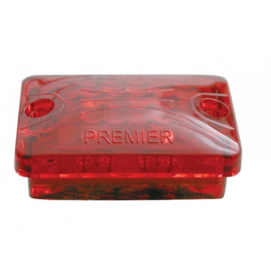 4 LED Small Rod Light Only - Red LED/Red Lens (Bulk)