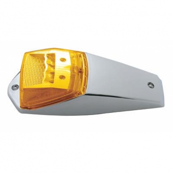 17 LED Reflector Grakon 5000 Style Cab Light Kit - Amber LED/Amber Lens