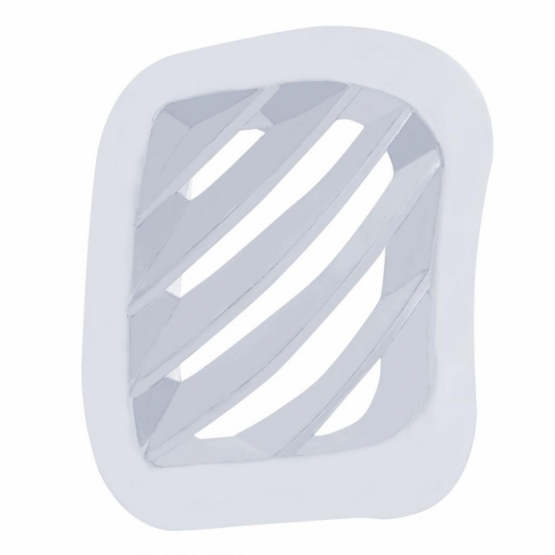 Chrome Plastic A/C Dash Corner Vent For 2006+ Peterbilt - Passenger