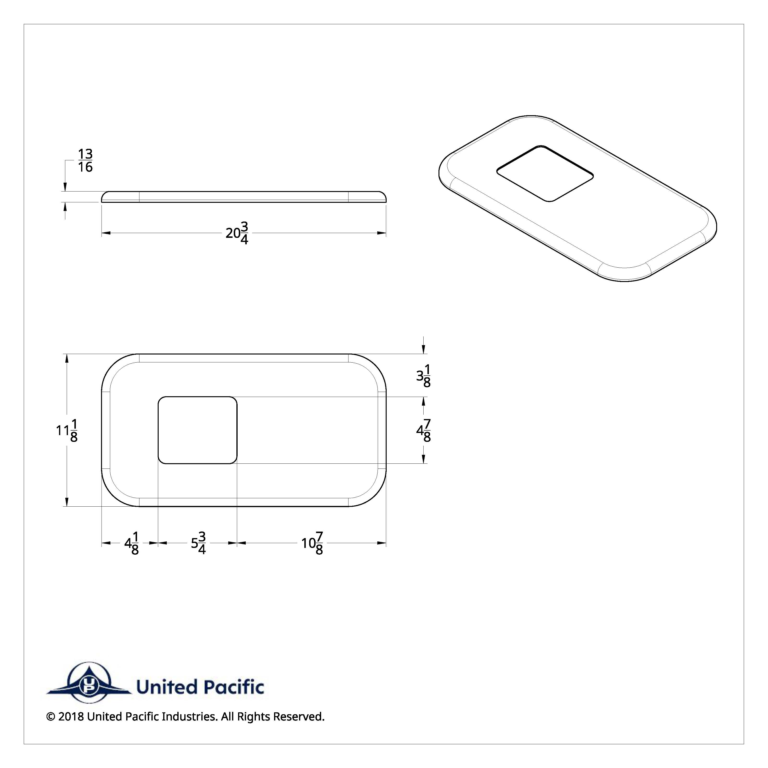 Chrome Shift Plate Cover For Peterbilt Trucks - Fits OEM S22-6041M01-252 (Bulk)