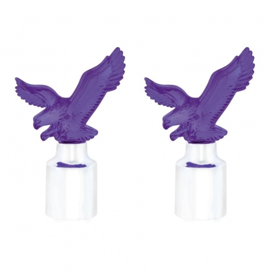 Eagle Bumper Guide Top With Chrome Base - Purple (2 Pack)