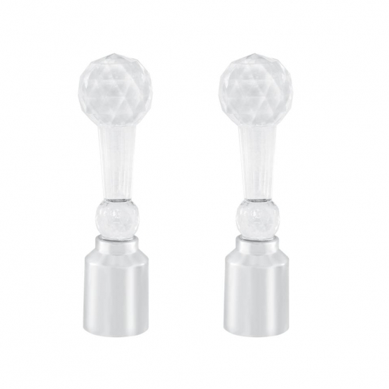 Crystal Ball Tower Bumper Guide Top - Clear (2 Pack)