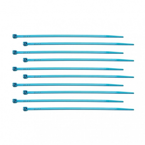 6" Nylon Cable Ties - Blue (10 Pack)