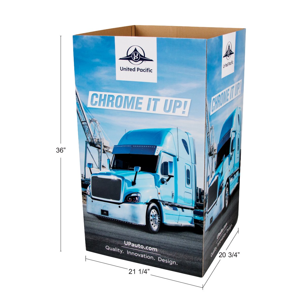 United Pacific Square Bin Box