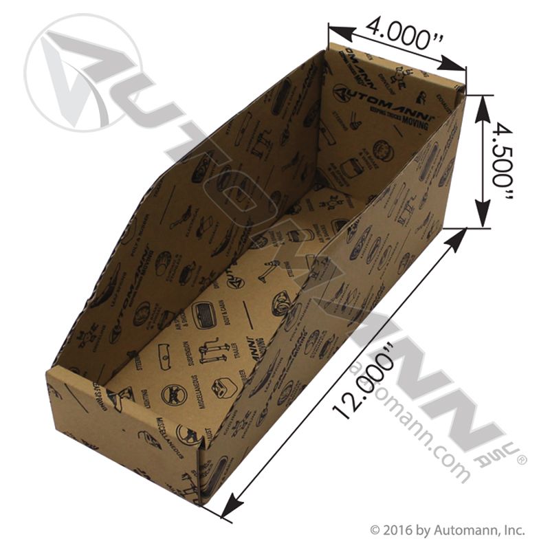 Automann Bin Box 12 X 4 X 4.375H 200B