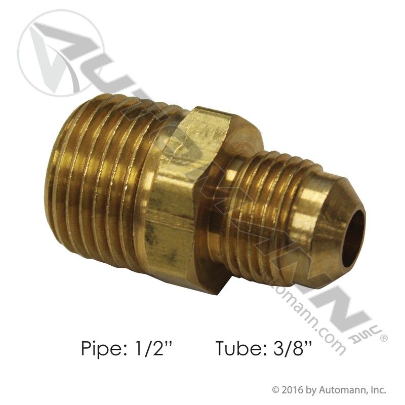 Male Connector 3/8in SAE X 1/2in Pipe