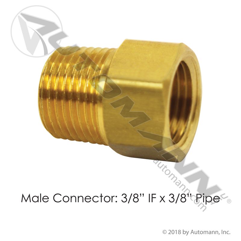 Male Connector 3/8in IF x 3/8in Pipe