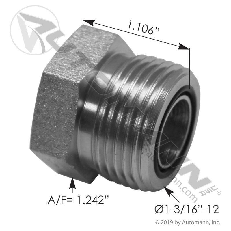 Steel Plug O-Ring Face Seal