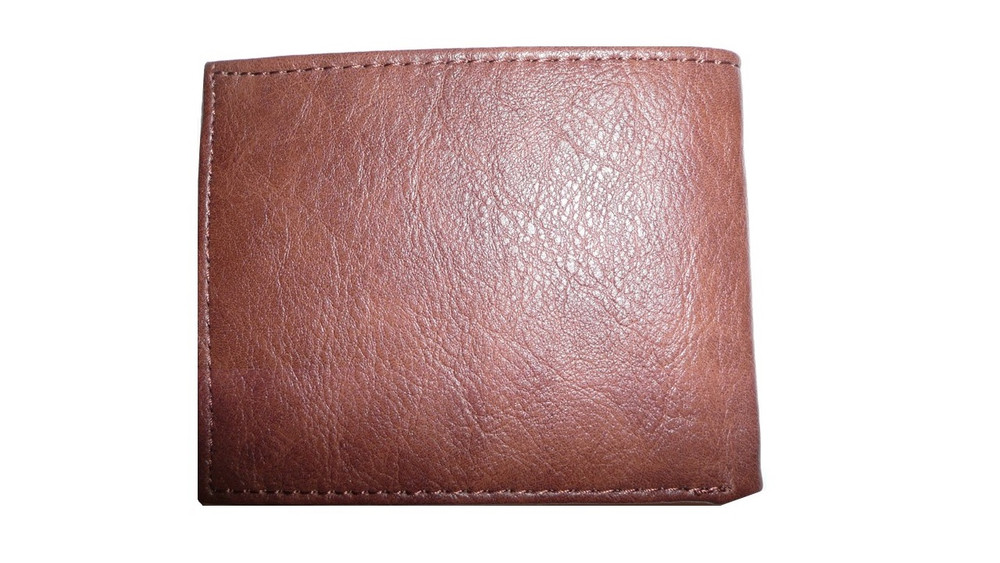 levi's brown leather wallet