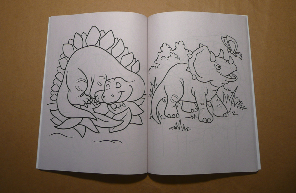 Dinosaur - Coloring Book For Kids: Activity Book For Boys And Girls,  Prehistoric Dino Coloring, Kid Books Ages 5-8, Color And Cut Out