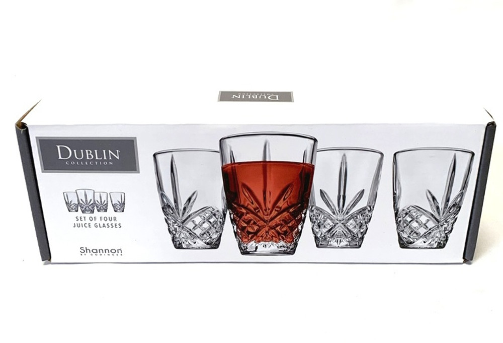 Set of 4 Dublin Juice Glasses